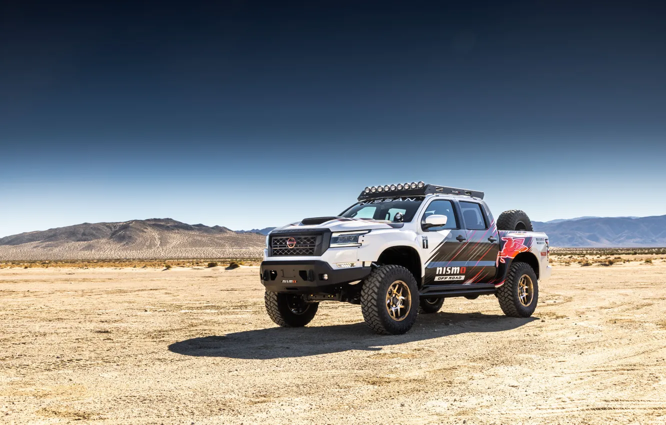 Photo wallpaper Nissan, Nismo, Desert, Nissan Frontier