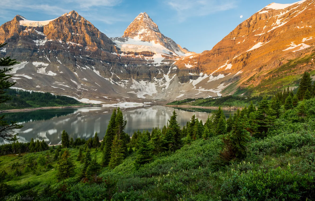 Photo wallpaper mountains, nature, Jeff Wallace