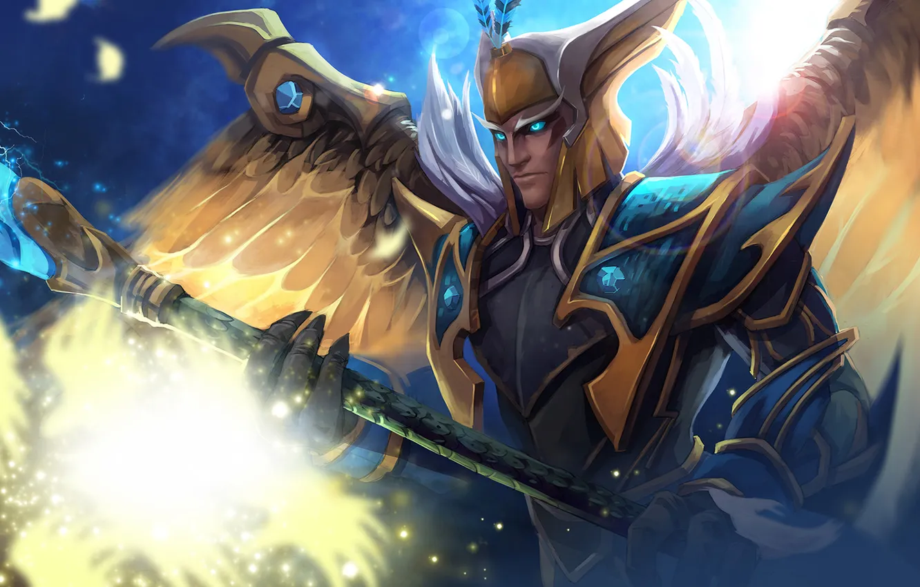Photo wallpaper staff, dota 2, Skywrath Mage, Dragonus