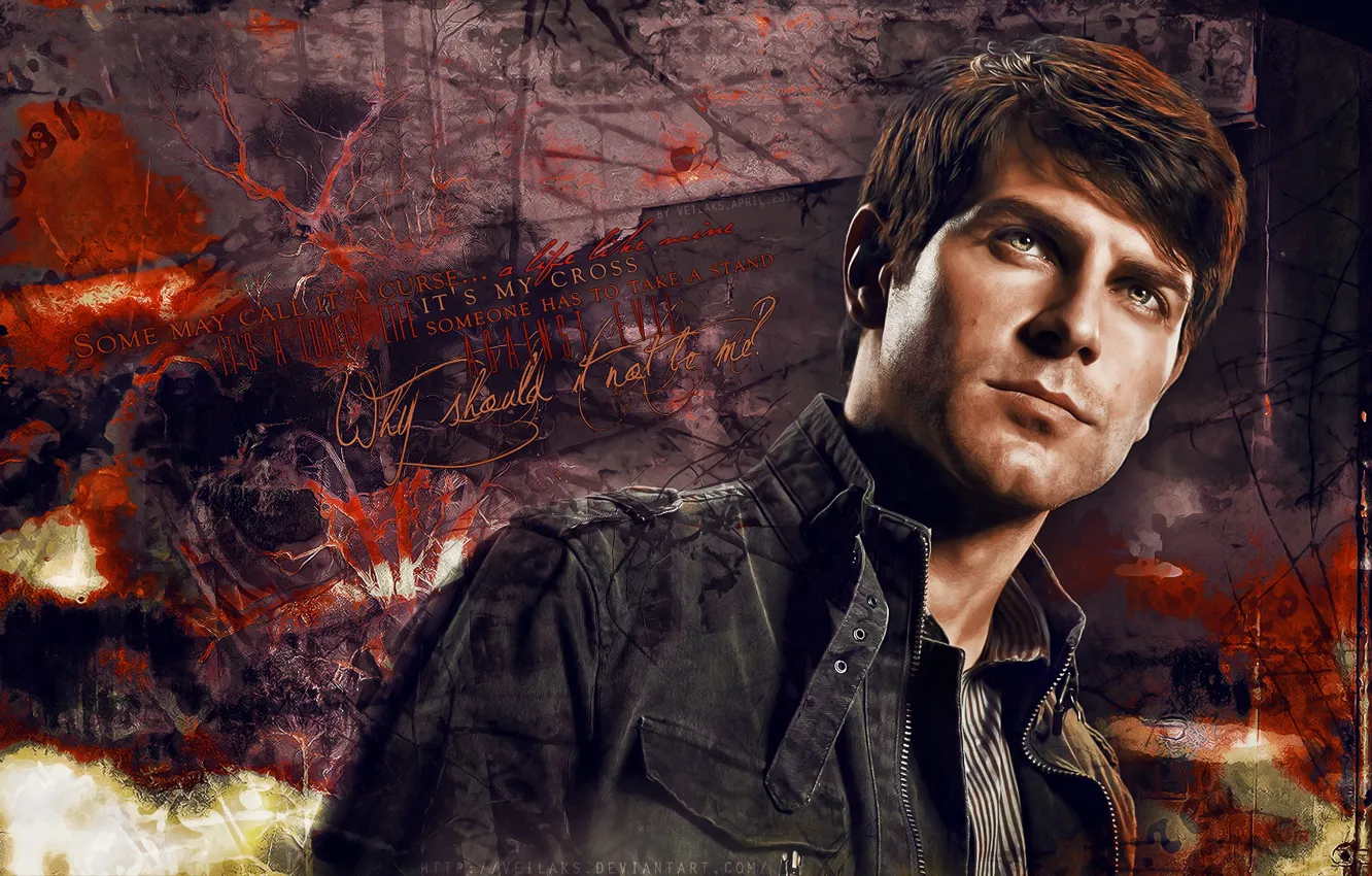 Photo wallpaper the series, serial, nick burkhardt, nick BURKHARDT, David giuntoli, david giuntoli, Grimm, grimm