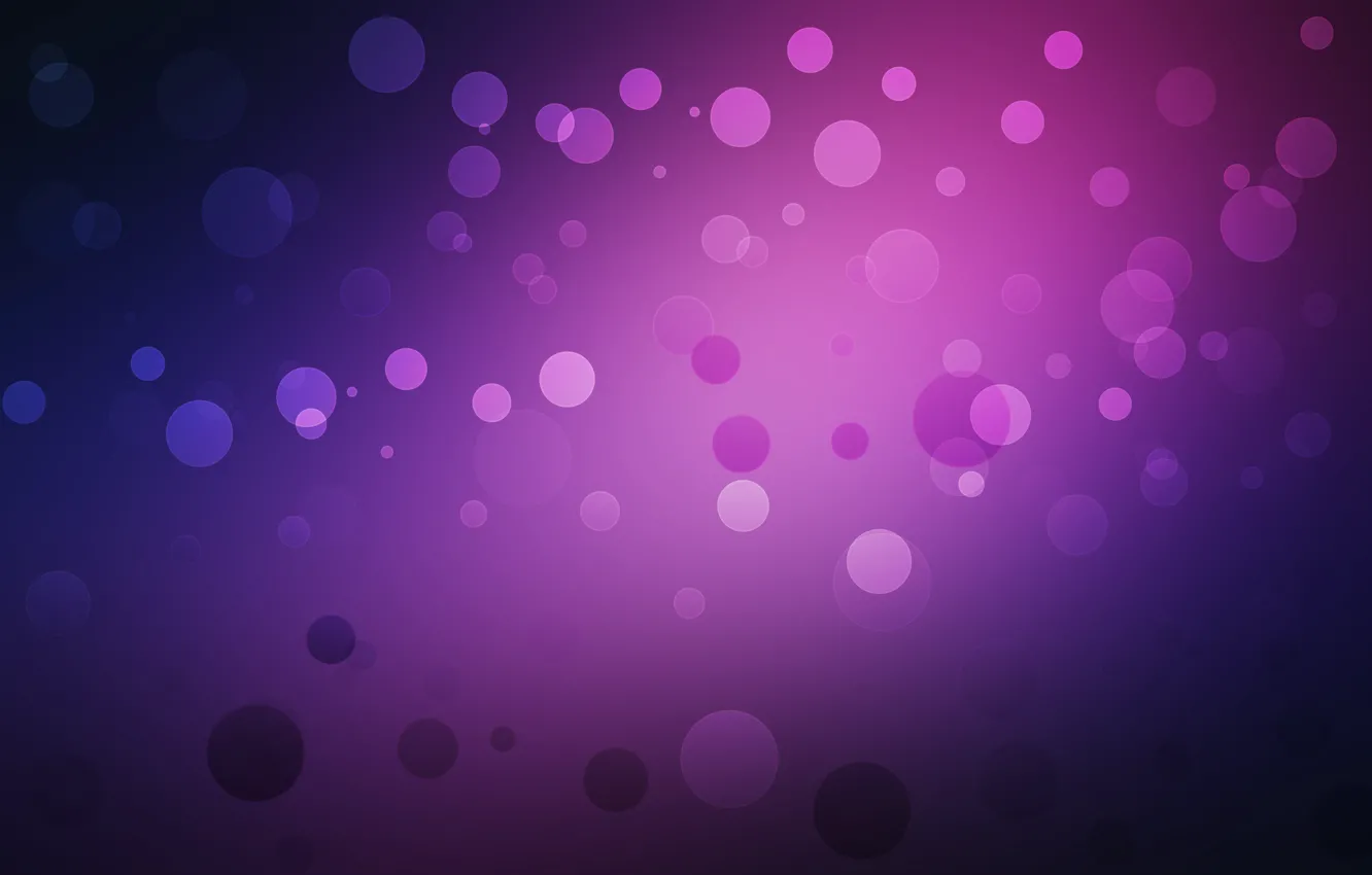 Photo wallpaper circles, abstraction, purple