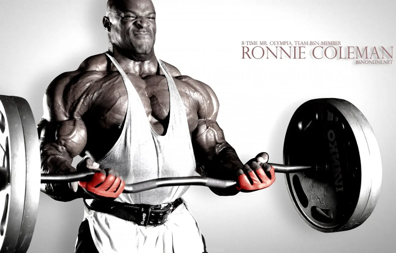 Photo wallpaper power, strong, Ronnie, bodybuilder, Coleman