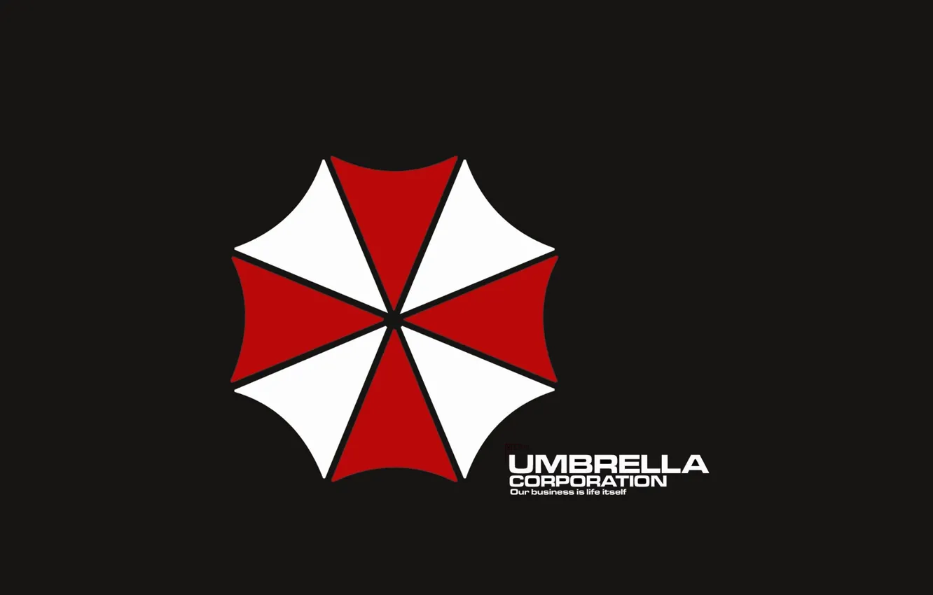 Photo wallpaper logo, game, umbrella, Resident Evil, Biohazard, Umbrella Corp., japonese, Umbrella Co.