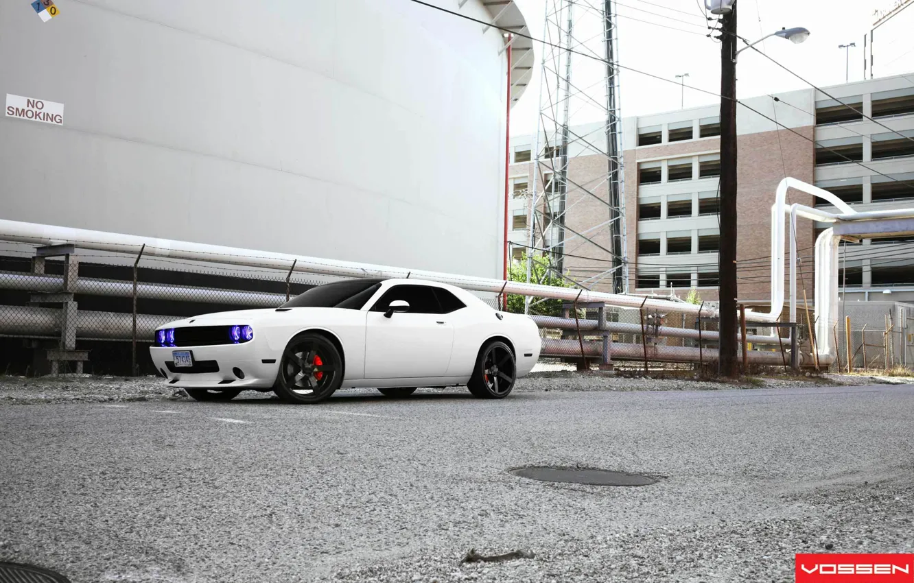 Photo wallpaper Dodge, Challenger, tuning, vossen, VVSCV3