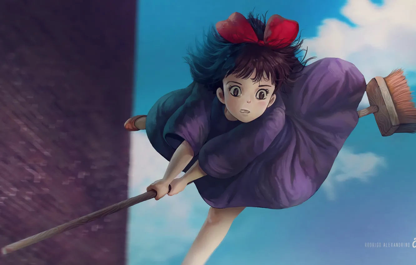 Photo wallpaper Anime, Kiki's Delivery Service, Studio Ghibli