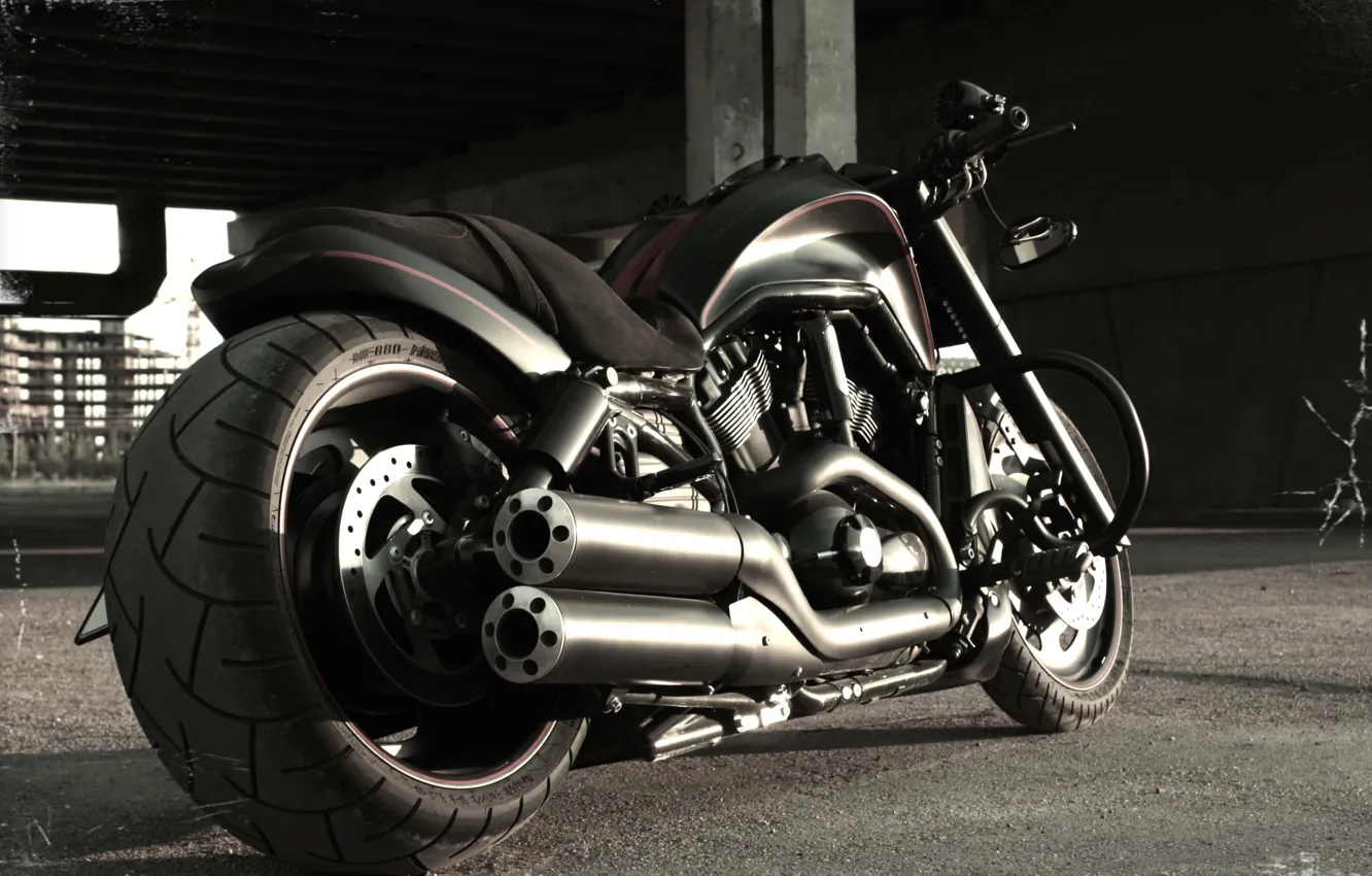 Photo wallpaper Bike, Harley-Davidson, Custom