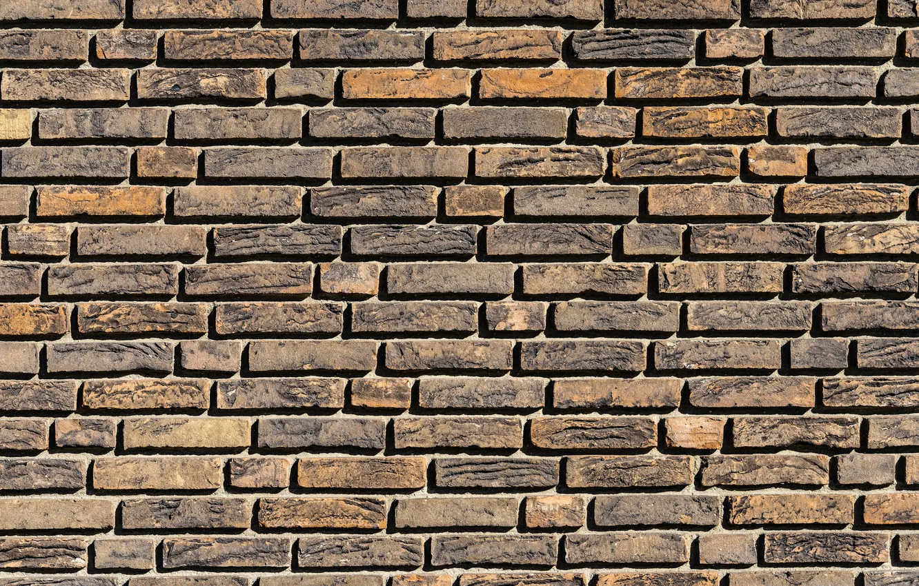 Photo wallpaper wall, bricks, pattern