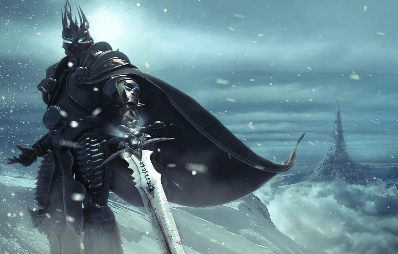 Photo wallpaper World of Warcraft, Lich King, wow, arthas