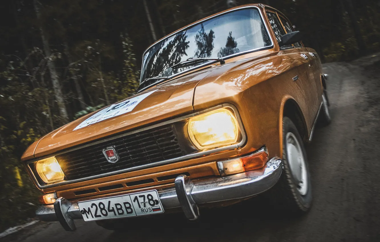 Photo wallpaper machine, USSR, car, classic, Muscovite, AZLK, Mosa, 2140