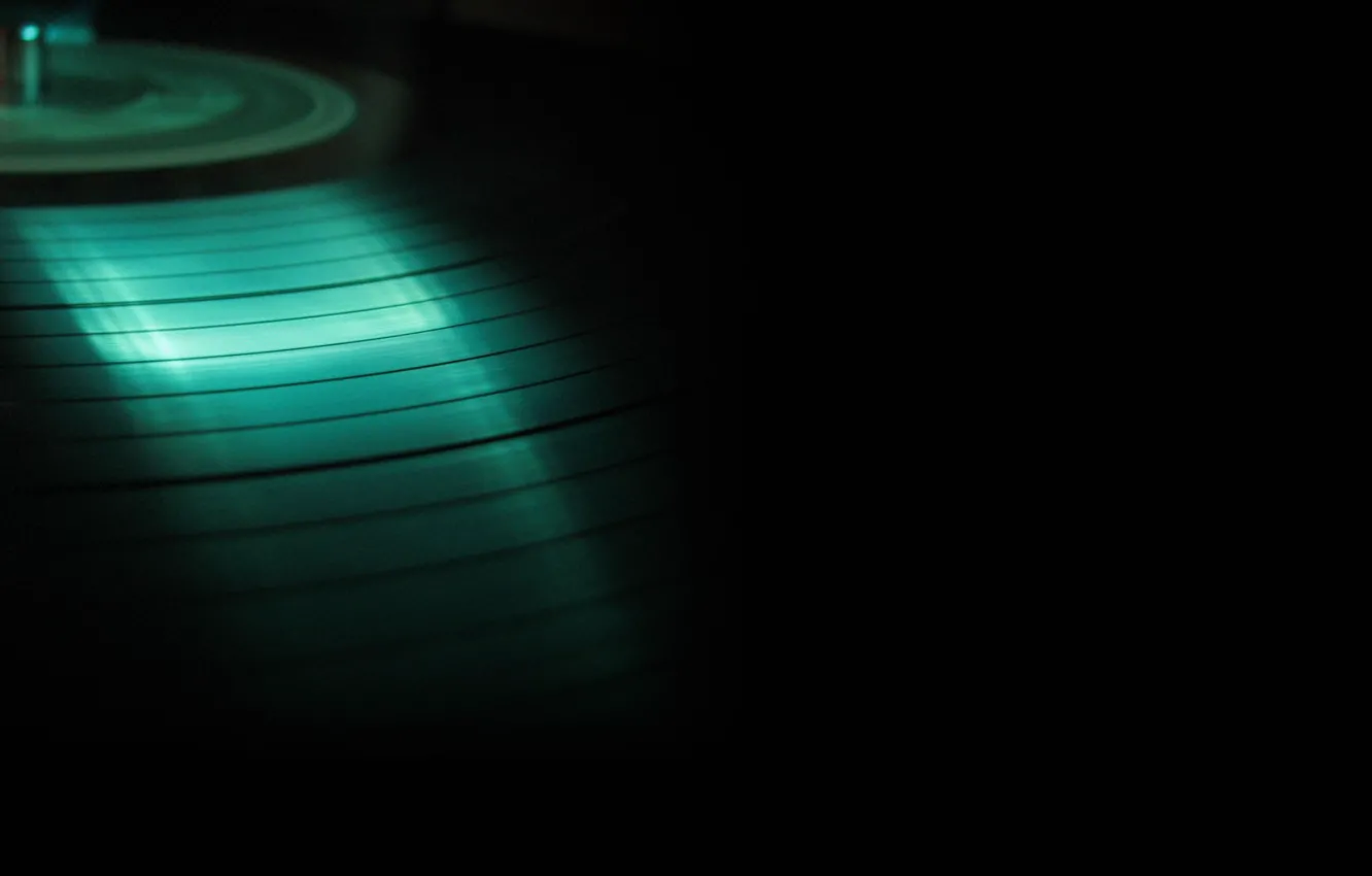 Photo wallpaper record, drives, gramophone