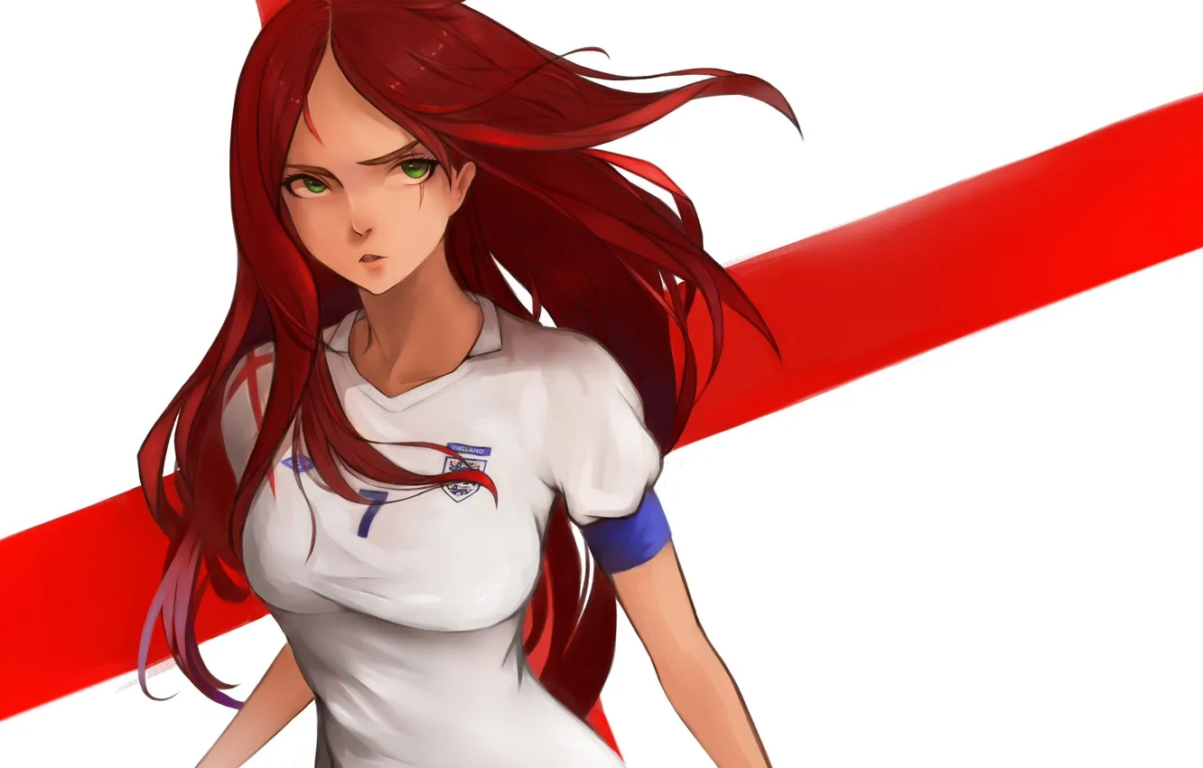 Photo wallpaper look, girl, attitude, room, t-shirt, art, League of Legends, 2014 fifa world cup