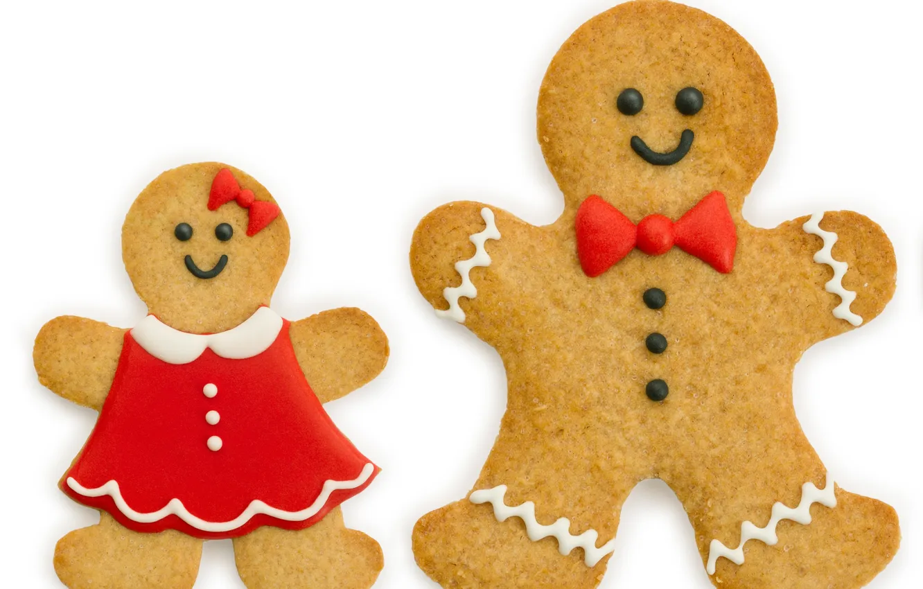 Photo wallpaper holiday, cookies, Christmas, man, sweets, New year, Christmas, cookie