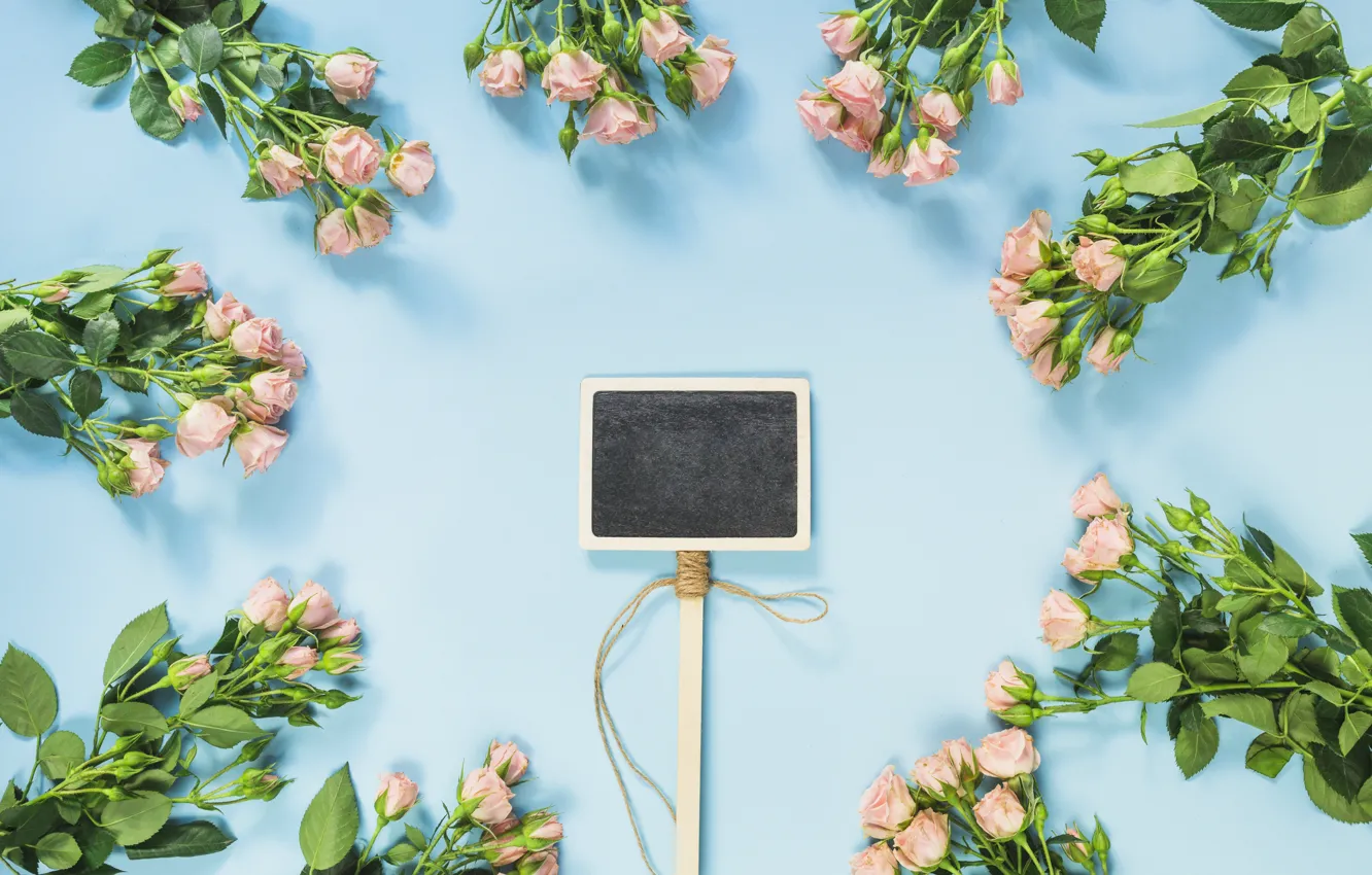 Photo wallpaper flowers, roses, bouquet, pink, pink, flowers, beautiful, romantic