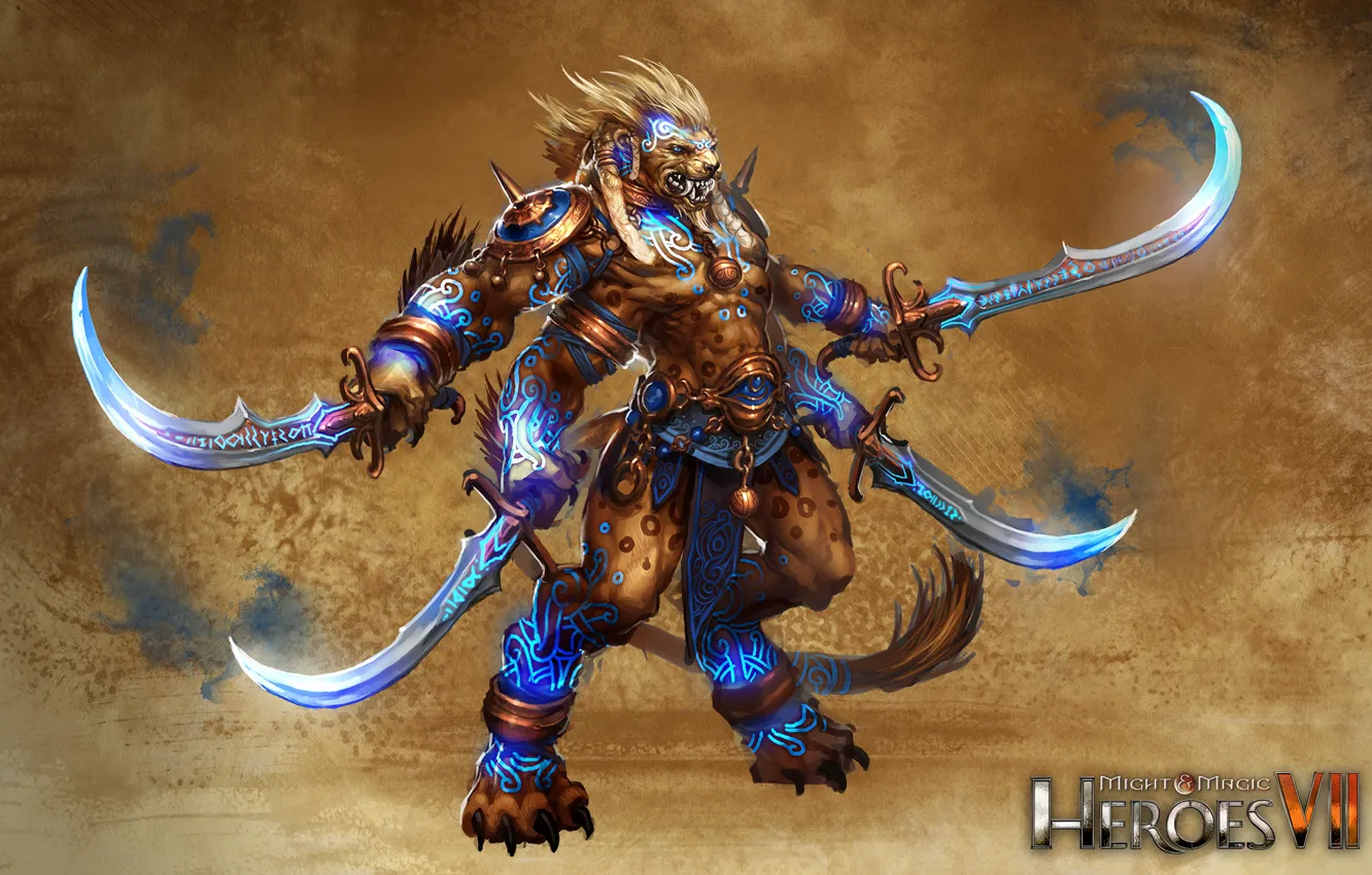 Photo wallpaper art, art, academy, heroes of might and magic 7, Might &amp; Magic 7, Rakshasa Limit