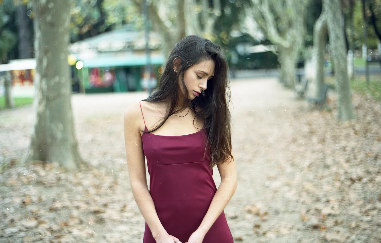 Photo wallpaper dress, sponge, the beauty, filter