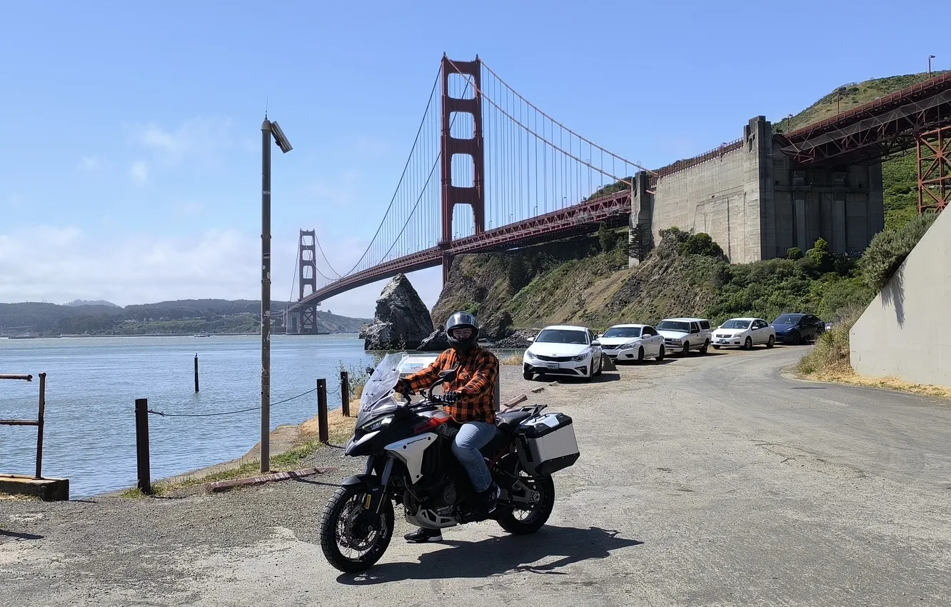 Photo wallpaper Ducati, San Francisco, Multistrada, V4S
