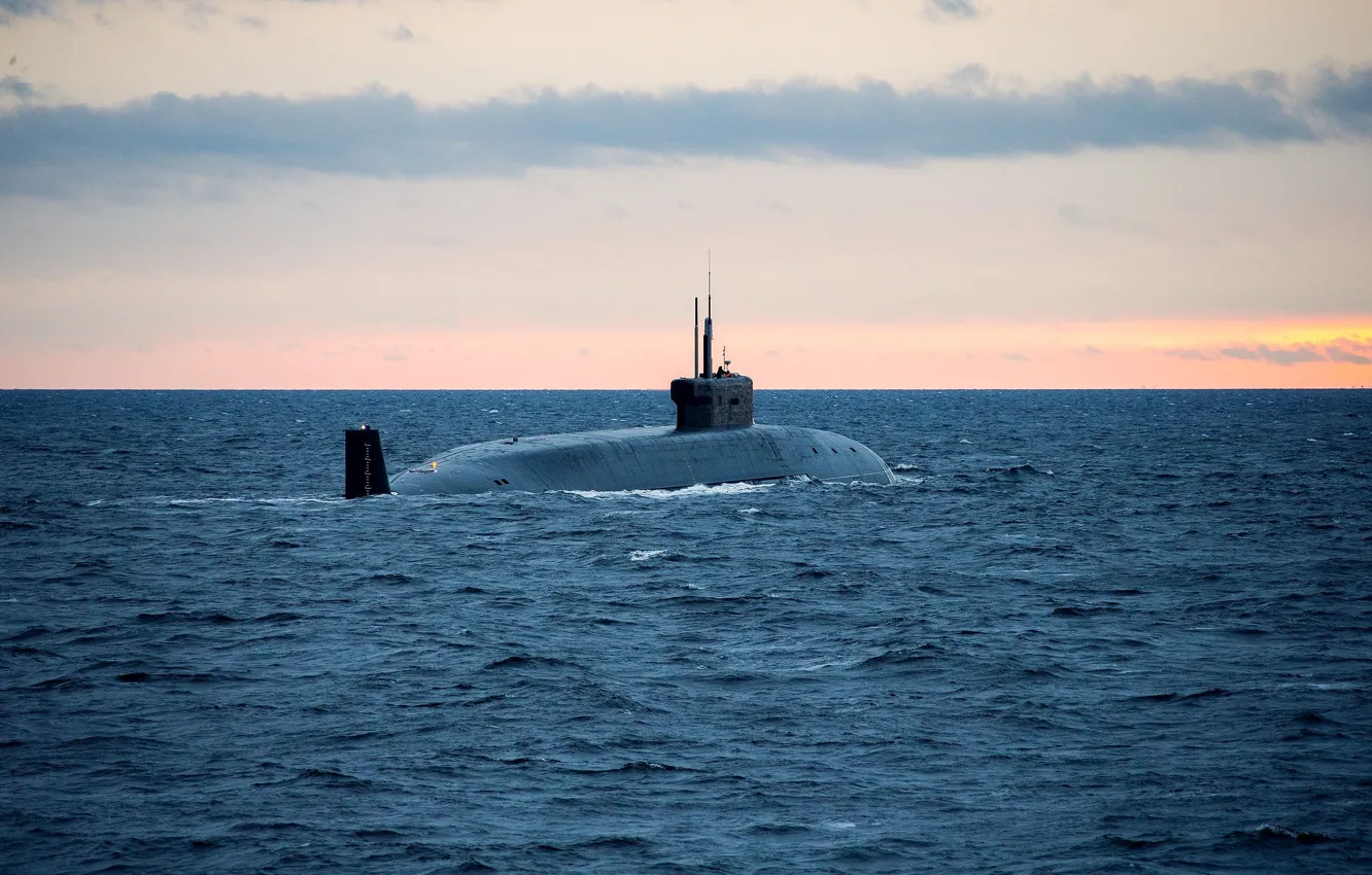 Photo wallpaper Russia, Nuclear submarine missile cruiser, APRK Ave 955A Borey-A To a-549 Prince Vladimir