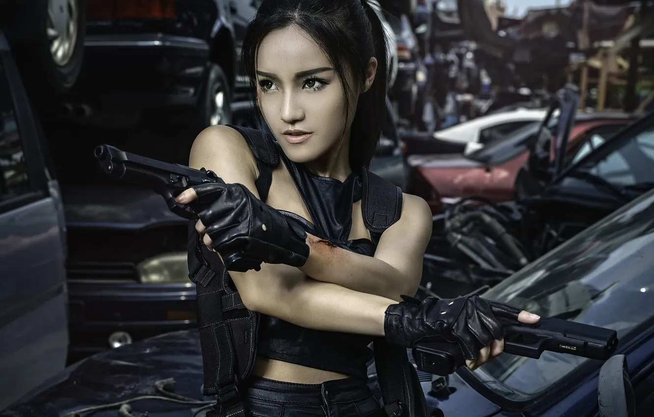 Photo wallpaper China, wallpaper, girl, sexy, woman, model, asian, cute