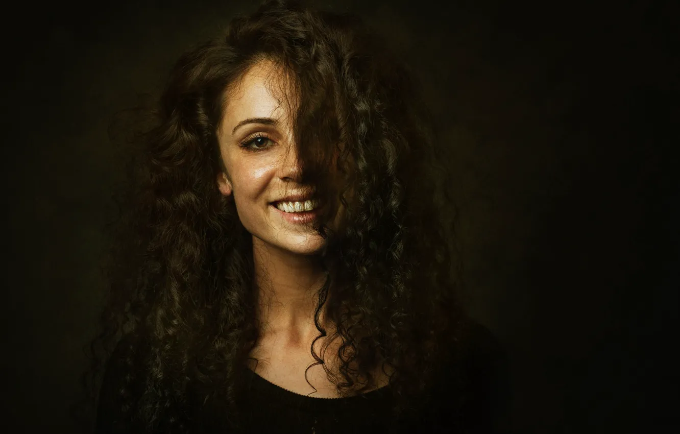 Photo wallpaper girl, face, hair, portrait, Olga, Lashon Rise