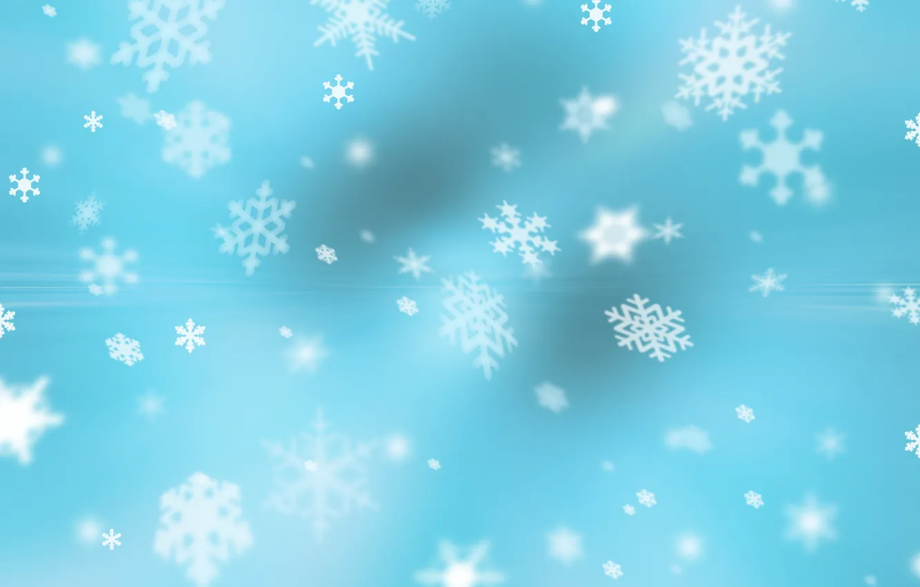 Photo wallpaper winter, snow, snowflakes, background, Christmas, winter, background, snow