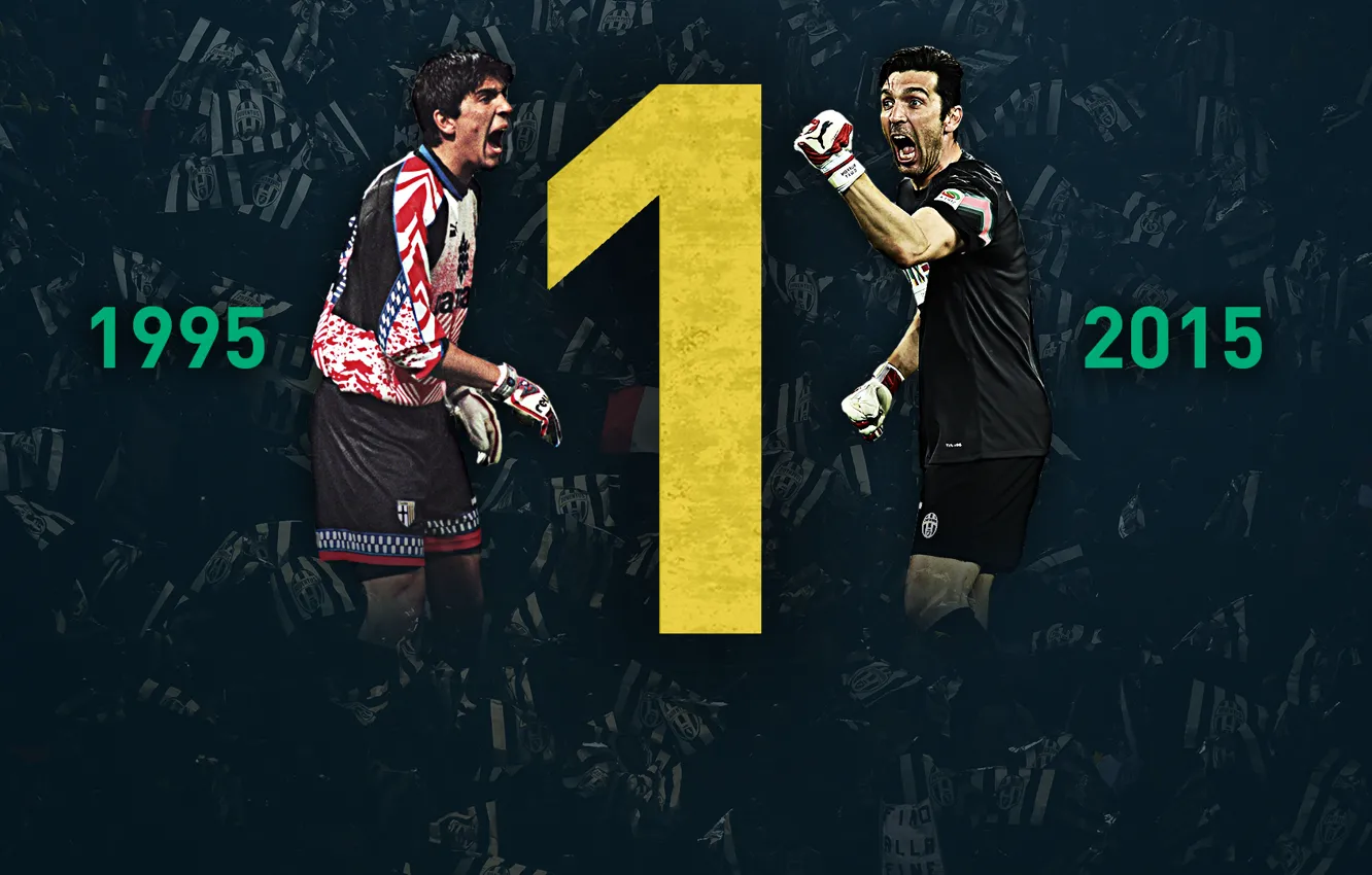 Photo wallpaper player, Italian, 1995, Juventus, 2015, Parma, Buffon