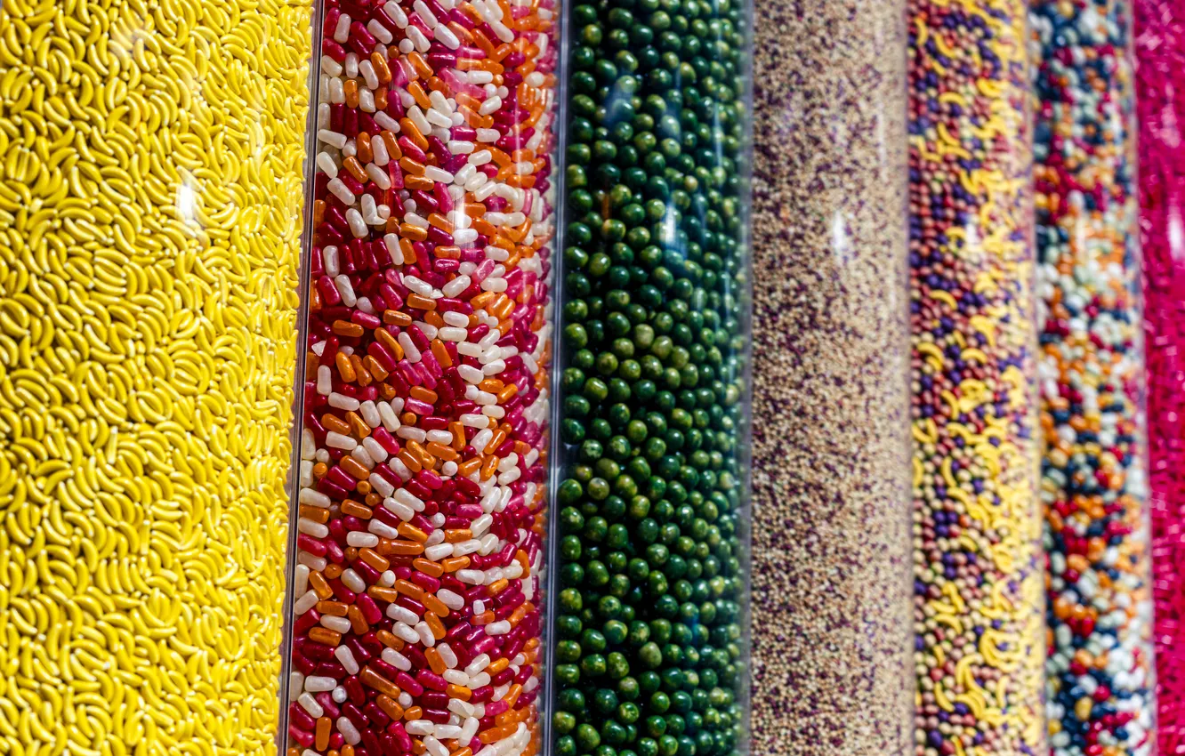 Photo wallpaper food, candy, bulb, dragge