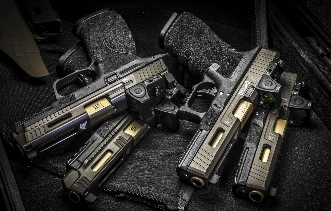 Photo wallpaper gun, weapons, Glock, SAI Griffon