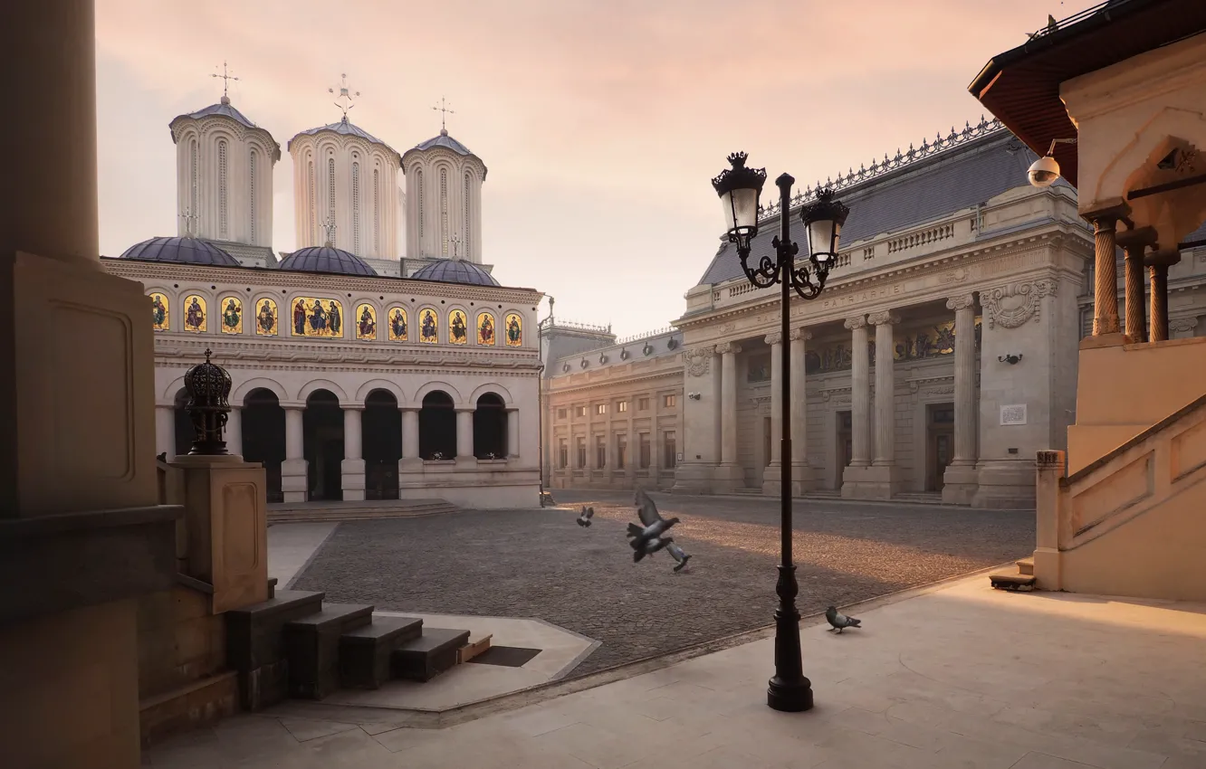 Photo wallpaper Romania, Bucharest, Metropolitan Hill