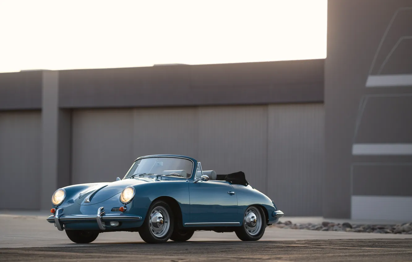 Photo wallpaper Porsche, 356, 1961, Porsche 356B 1600 Super Cabriolet