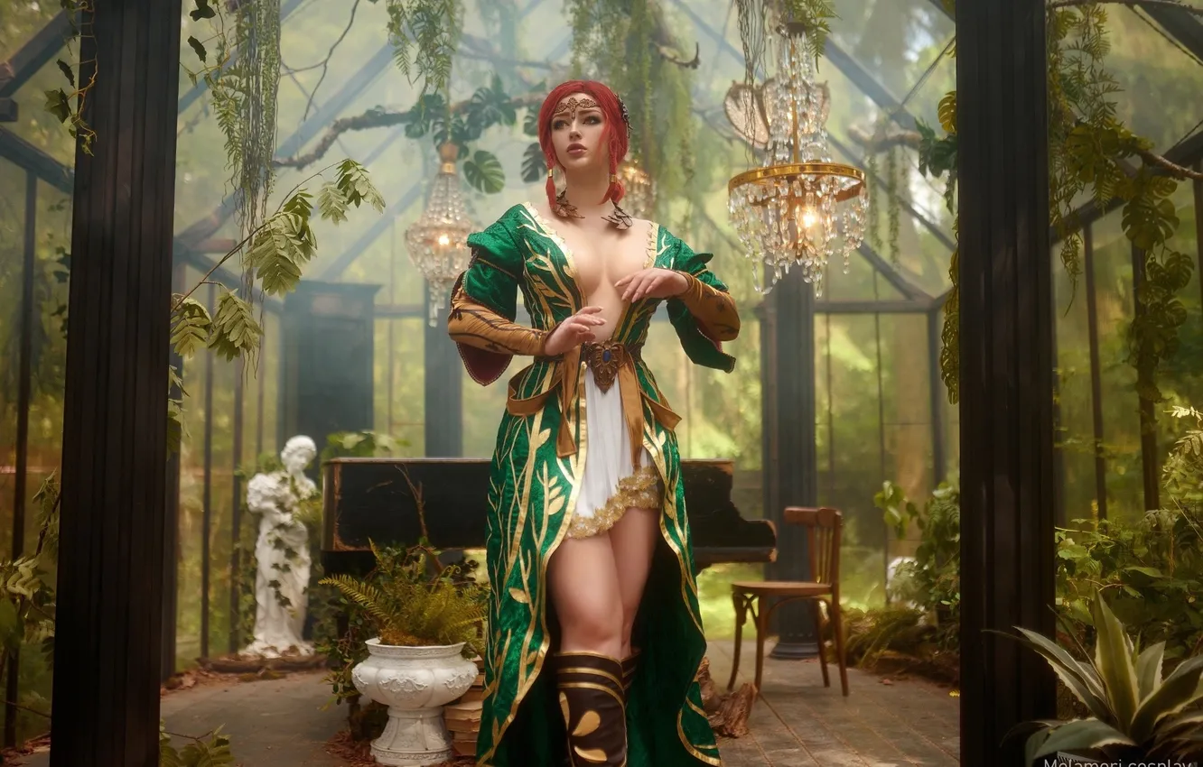 Photo wallpaper girl, sexy, Wallpaper, sweetheart, model, bright, boots, makeup