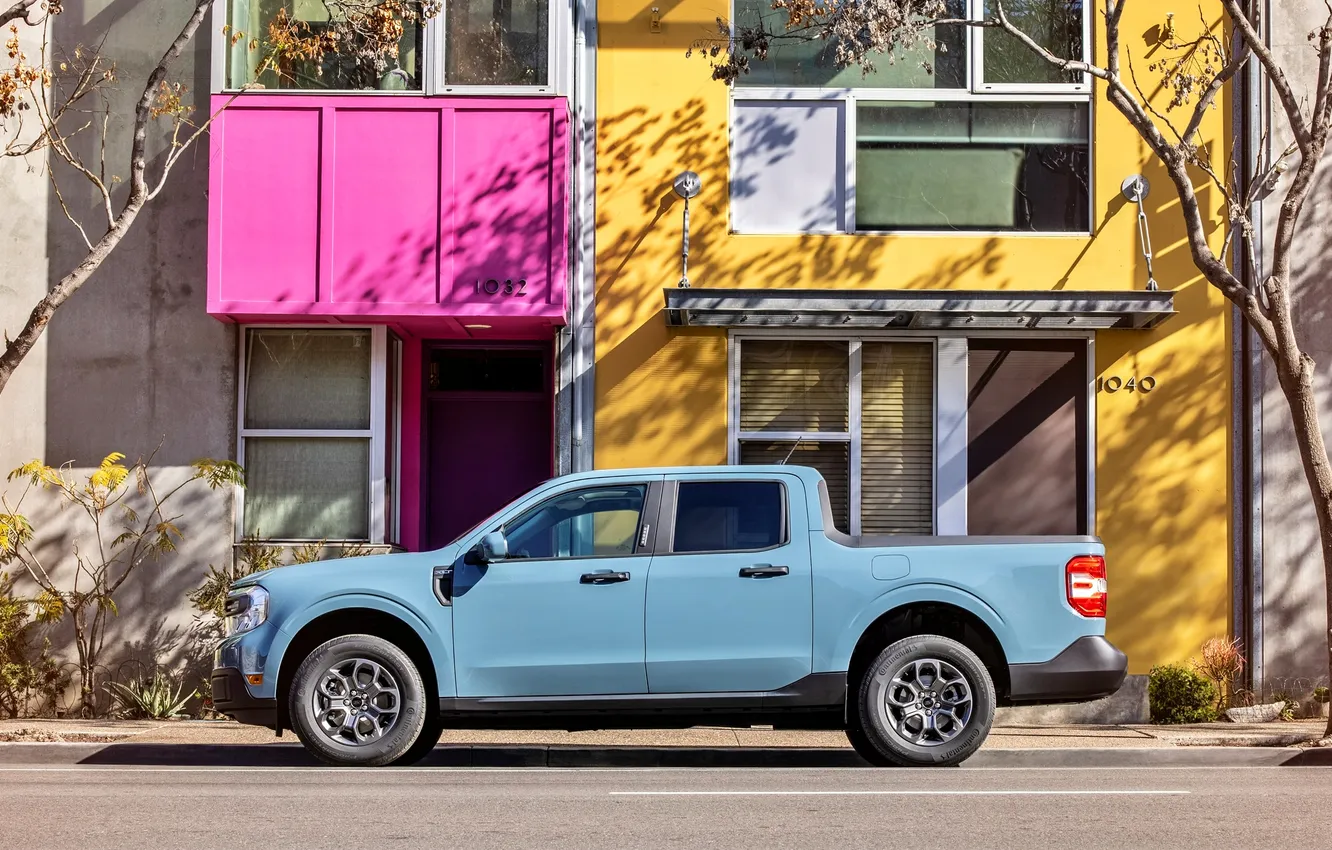 Photo wallpaper car, machine, Ford, SUV, Ford, pickup, ford maverick hybrid