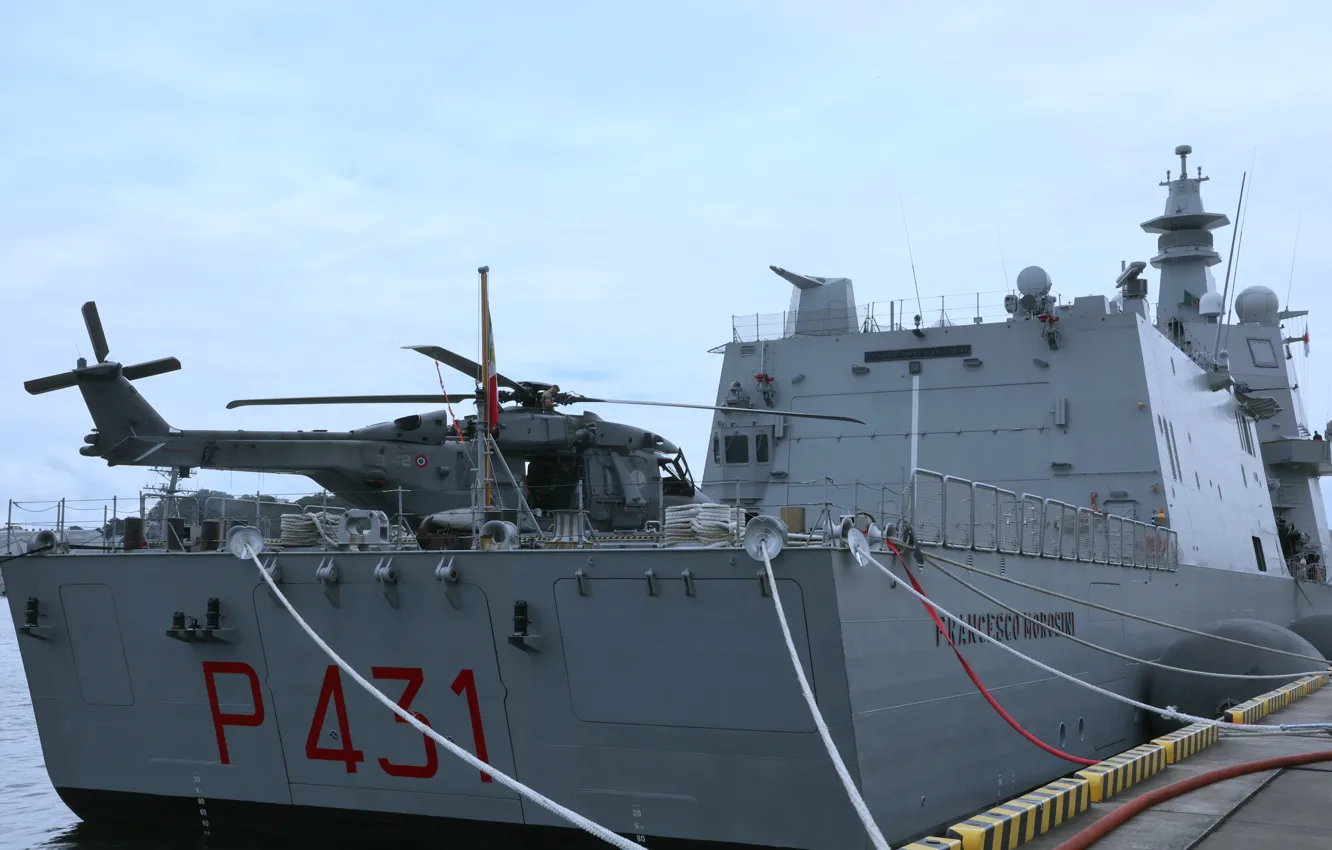 Photo wallpaper Italy, frigate, Francesco Morosini