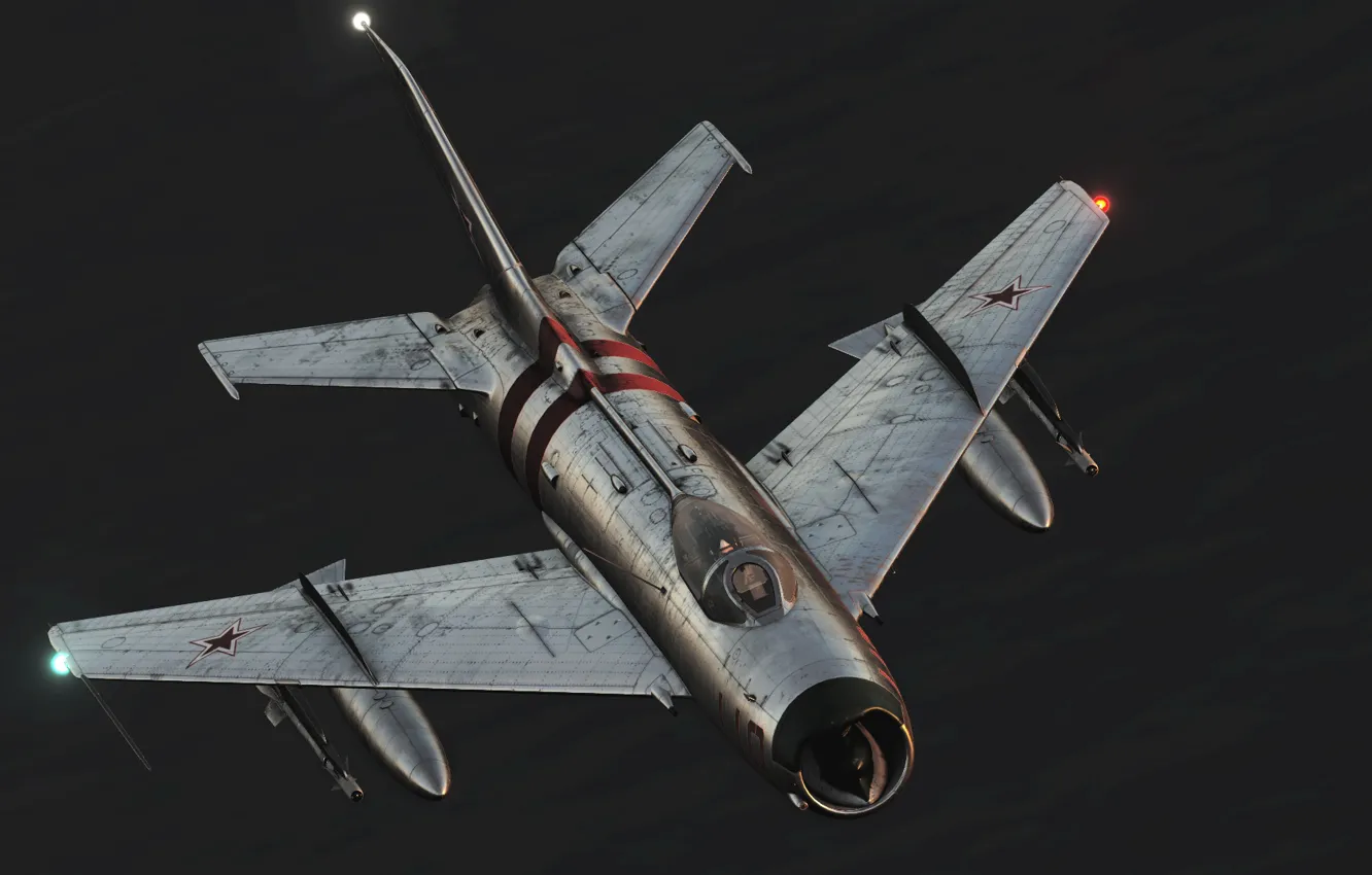 Photo wallpaper fighter-interceptor, OKB MiG, MiG-19P