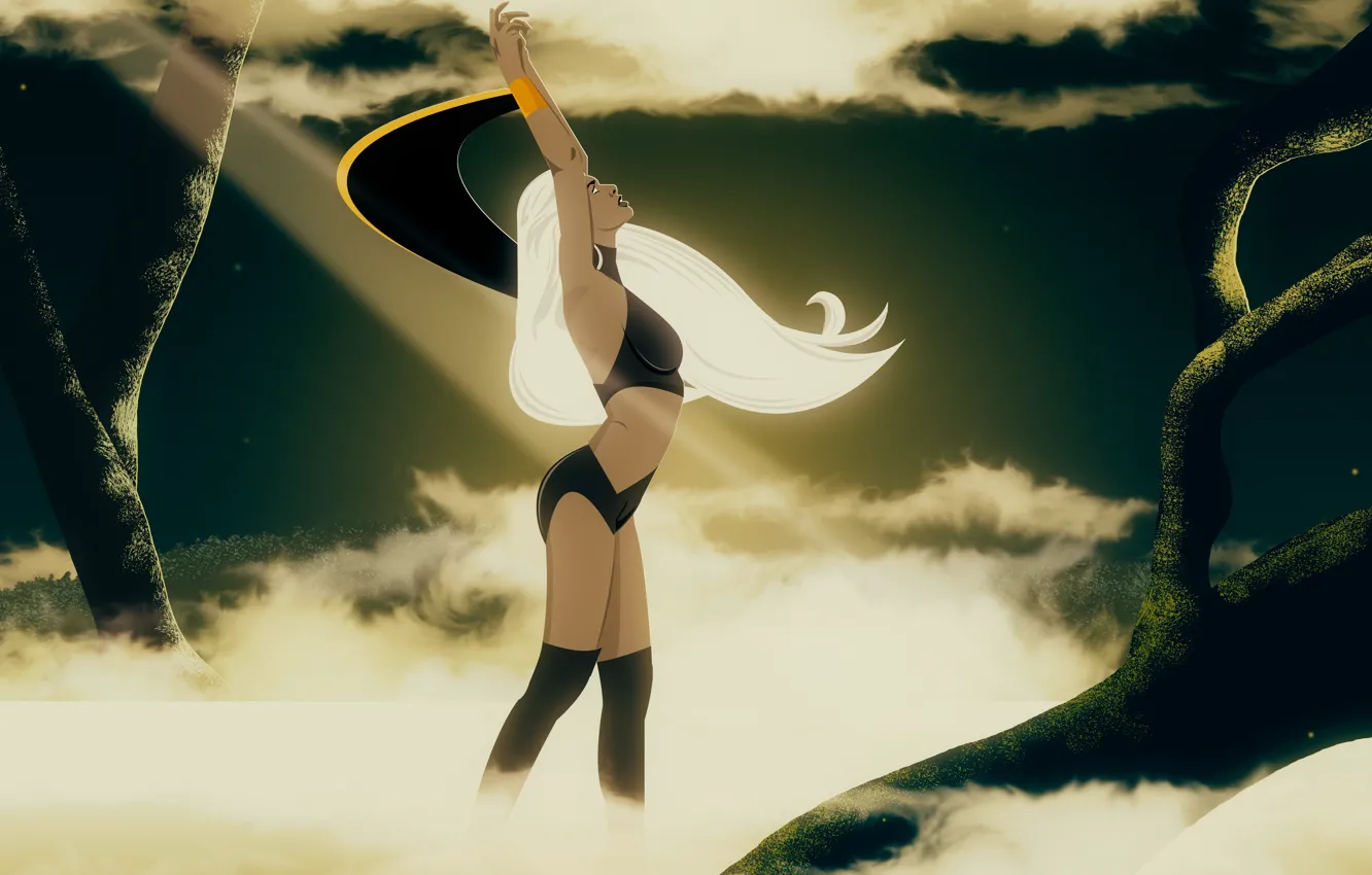 Photo wallpaper background, comic, girl