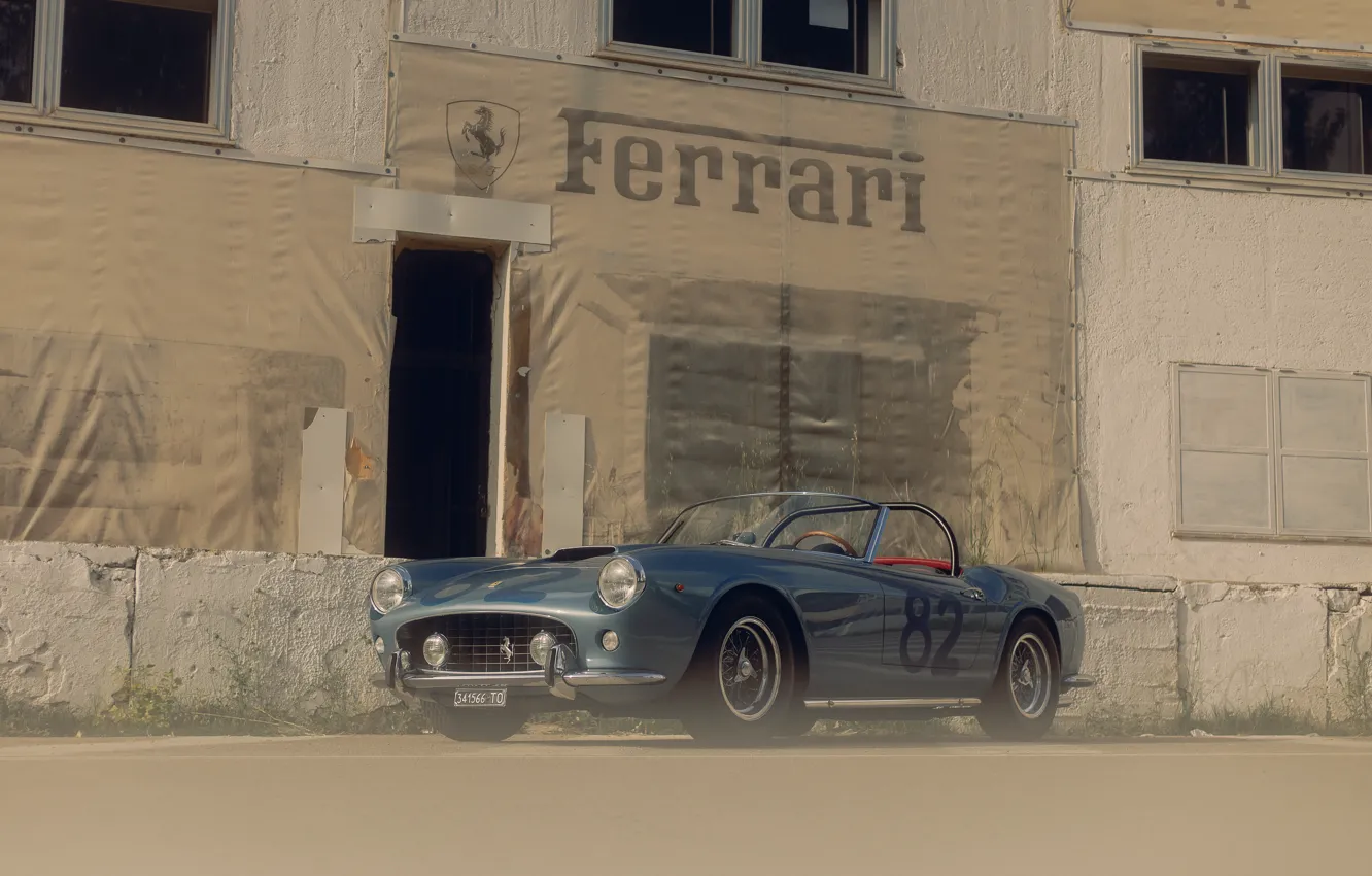 Photo wallpaper 1960, Ferrari, 250, front view, Ferrari 250 GT California Short Wheelbase