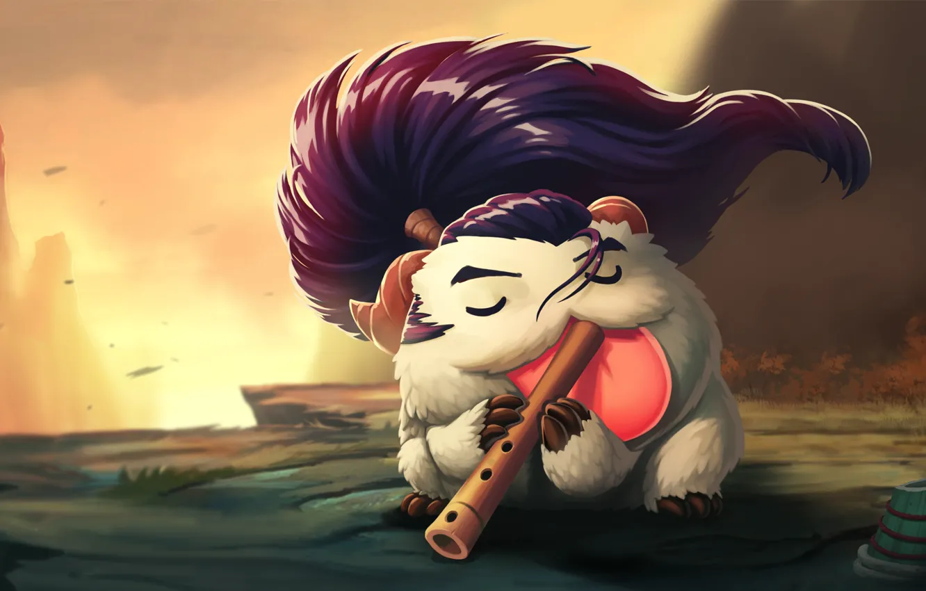 Photo wallpaper League of Legends, LoL, Yasuo, Poro, lollatino.net