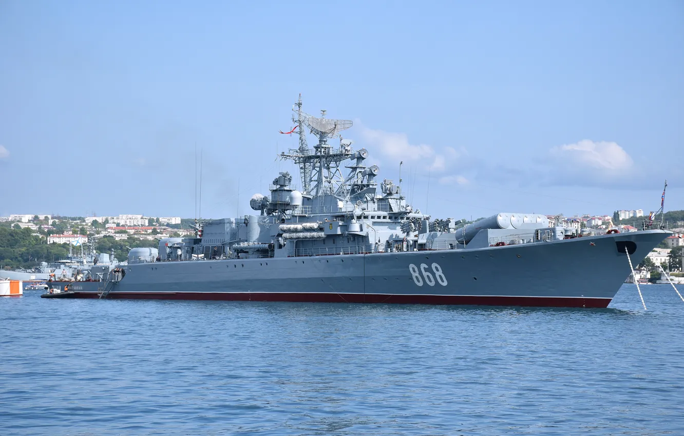 Photo wallpaper ship, Sevastopol, guard, project 1135m, inquisitive