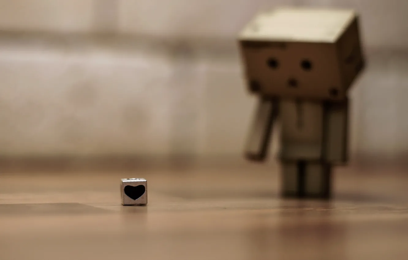 Photo wallpaper mood, box, heart