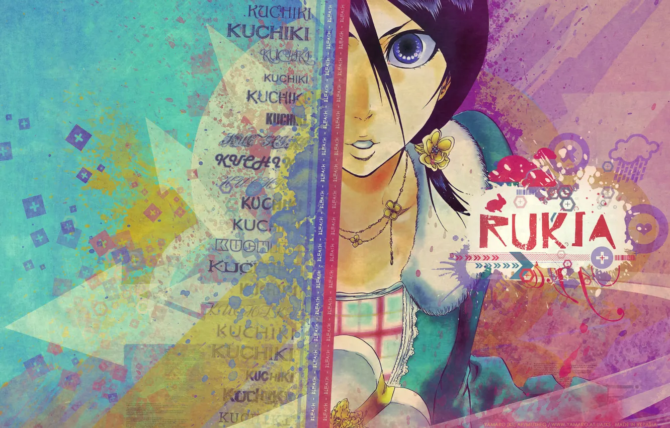Photo wallpaper Bleach, Kuchiki Rukia, Rukia