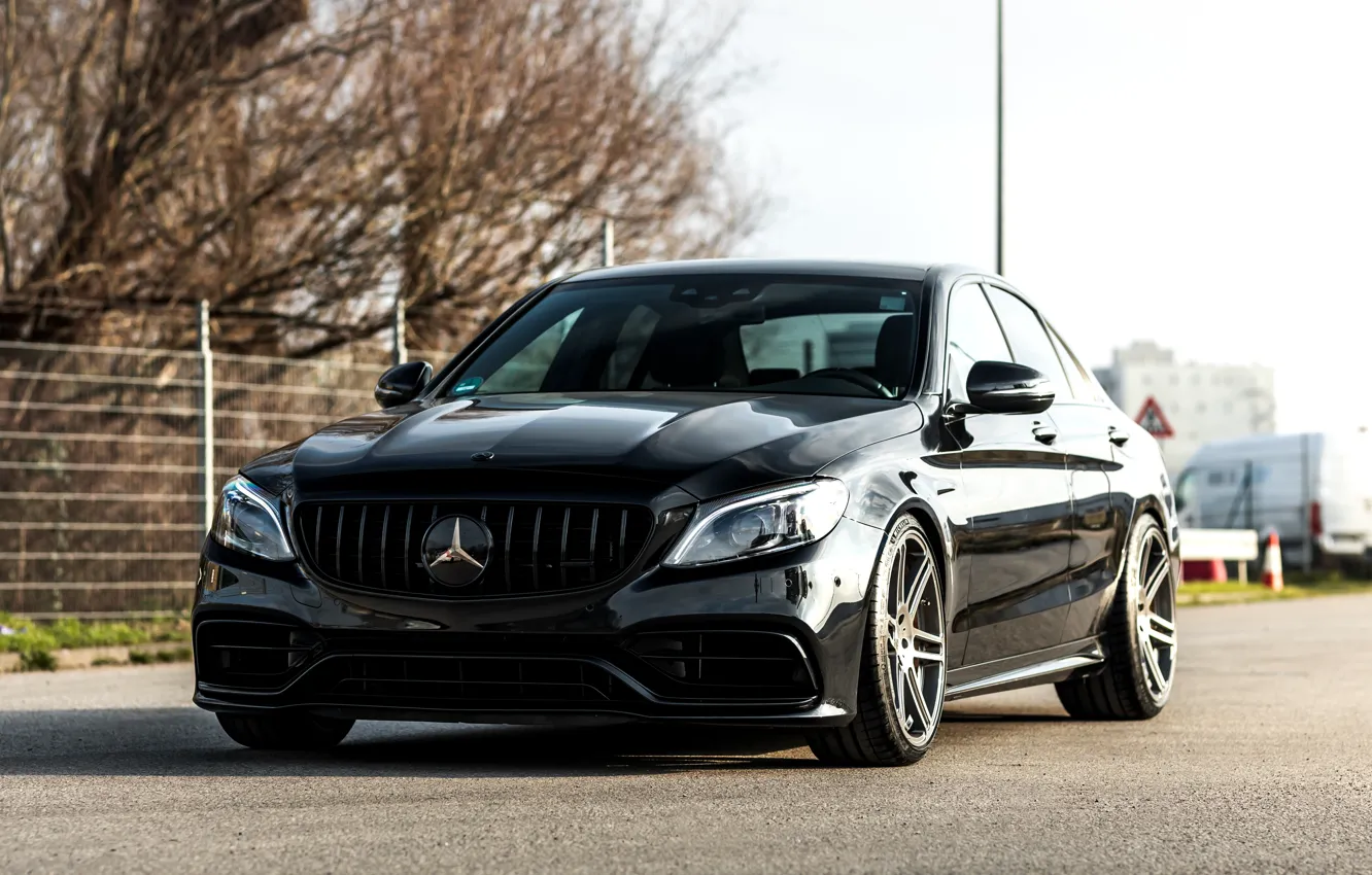 Photo wallpaper Mercedes, AMG, exterior, Manhart, W205, 2023, Manhart CR 600, Mercedes-AMG C 63 S