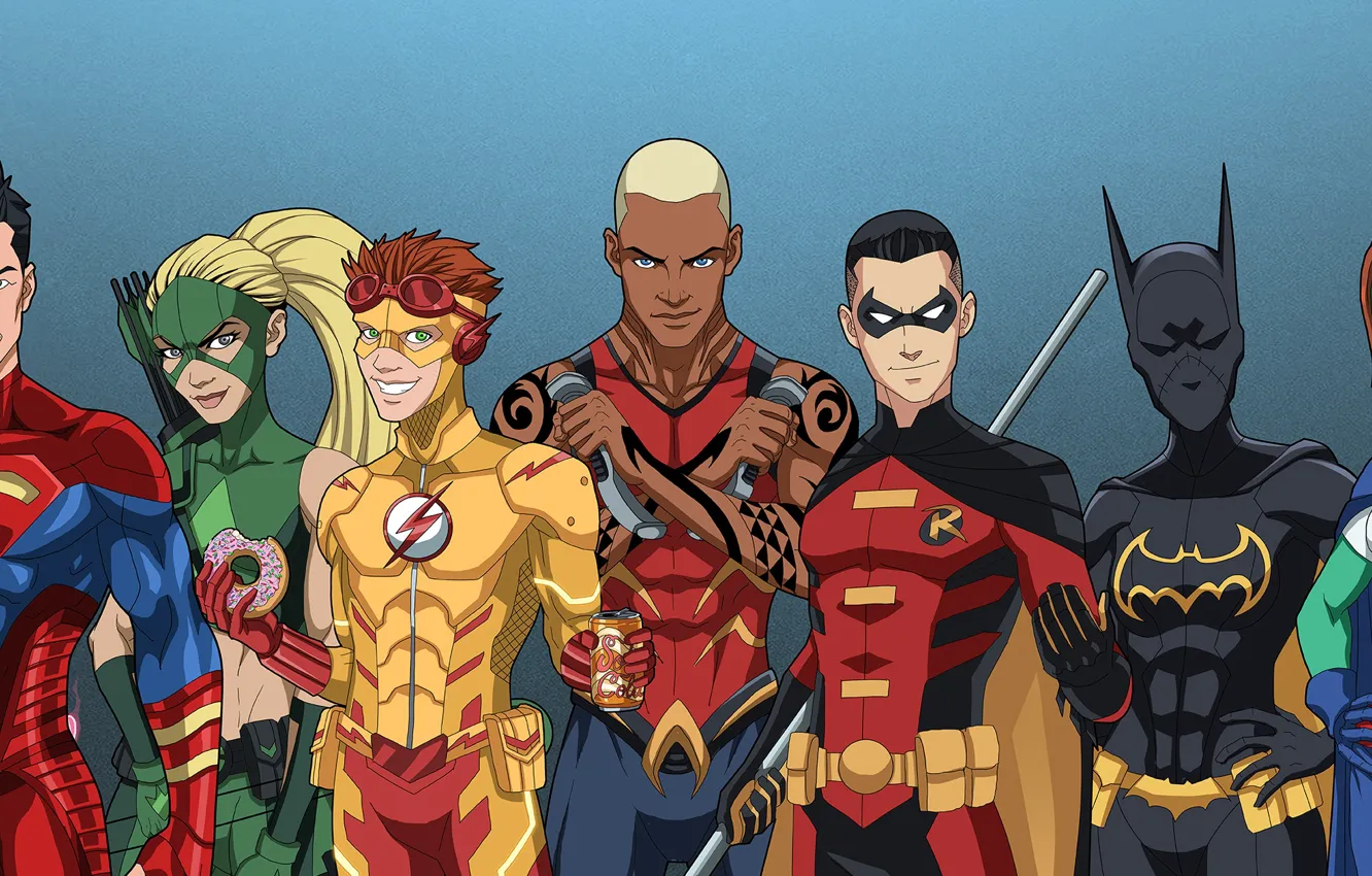 Photo wallpaper background, characters, comic