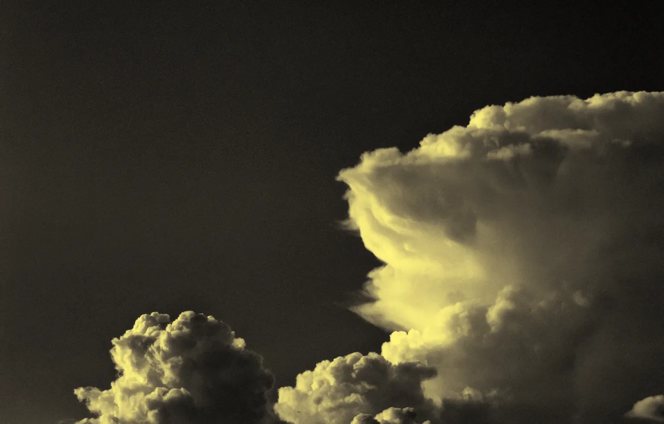 Photo wallpaper the sky, clouds, Sepia, sky, clouds, texture, fujifilm xq2, toner