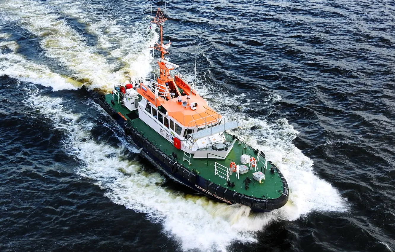 Photo wallpaper boat, On The Go, a pilot