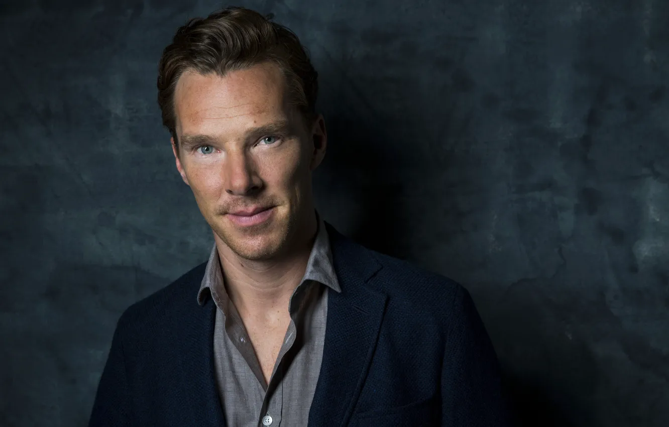 Photo wallpaper look, background, male, shirt, Benedict Cumberbatch, Benedict Cumberbatch