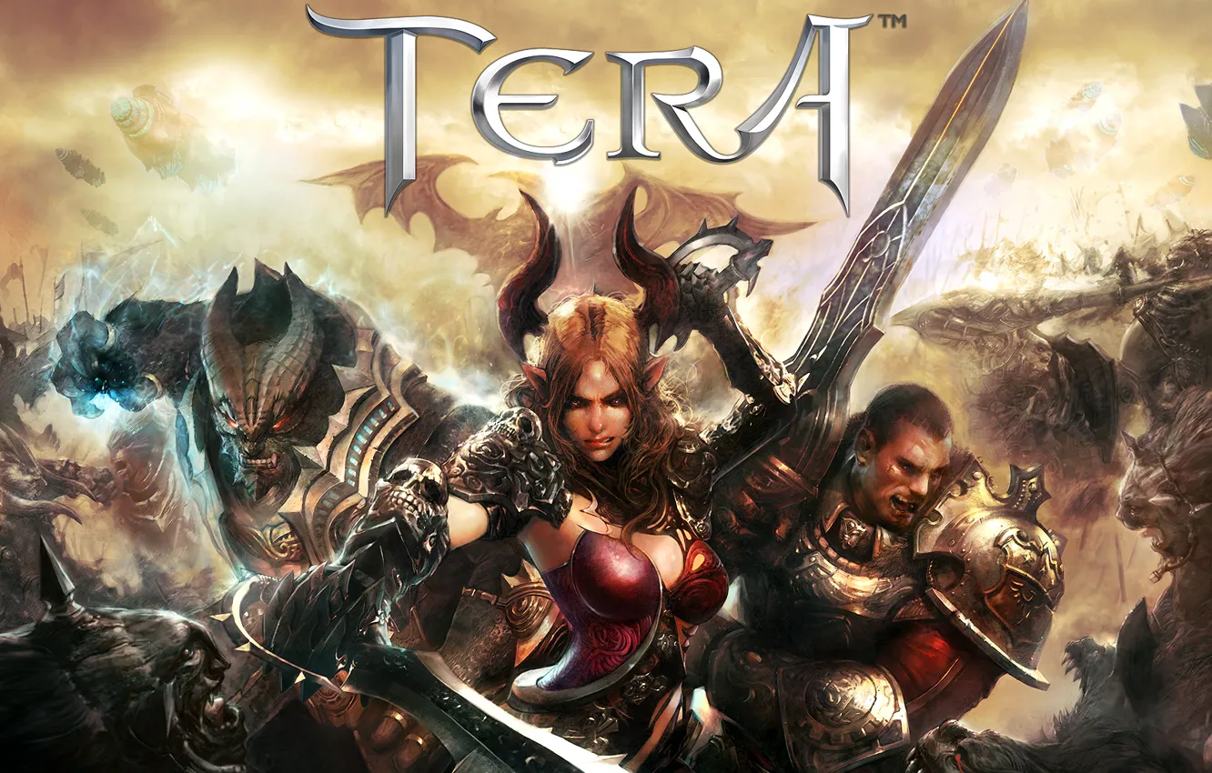 Photo wallpaper war, people, warrior, tera, human, Castanic, Kastanek, Aman