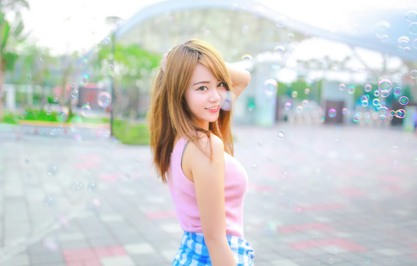 Photo wallpaper China, wallpaper, girl, sexy, woman, model, asian, cute