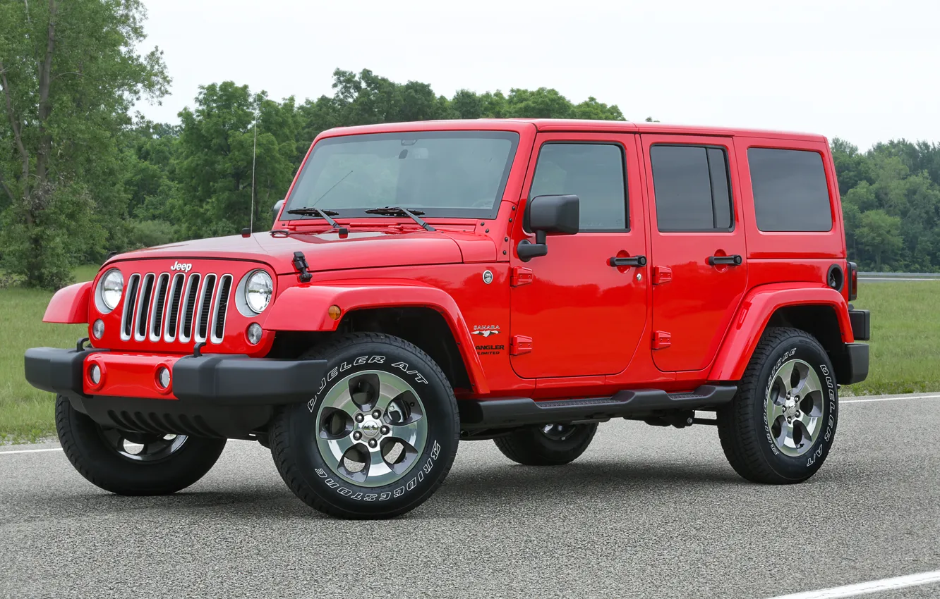 Photo wallpaper jeep, Wrangler, Jeep, 2015, Wrangler