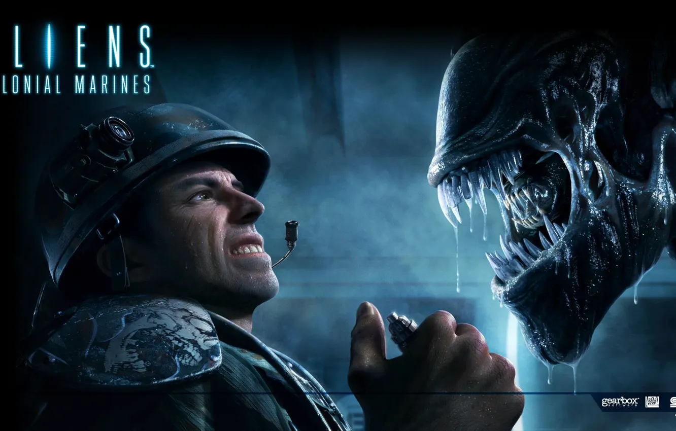 Photo wallpaper death, monster, teeth, Stranger, alien, soldiers, alien, Queen