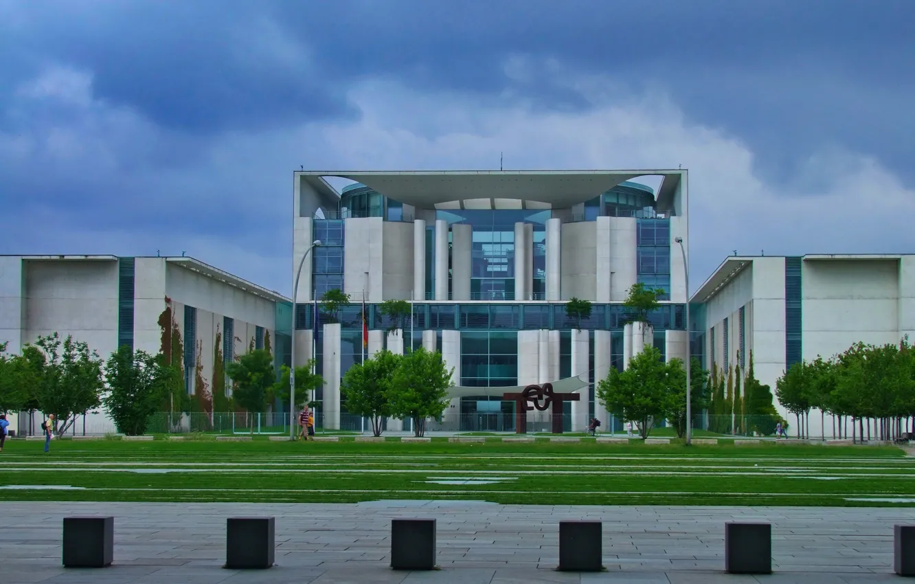 Photo wallpaper Germany, Berlin, Chancellery
