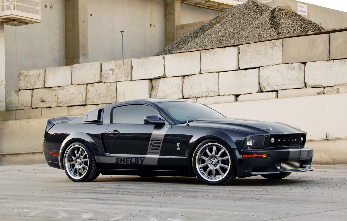 Photo wallpaper Mustang, Ford, Shelby, 2008, Mustang, Ford, Shelby, Turn 2